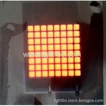 Red/green 2.4-inch 6mm 8 X 8 Square Dot Matrix Led Display, 60x60x9mm,used For Queue Management Systems,message Boards 